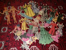 VTG. (1943) ~ "BETTY GRABLE'' (Paper Dolls), BY WHITMAN  #976