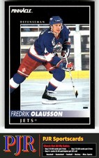 Fredrik Olausson 1992-93 Pinnacle #202 Winnipeg Jets