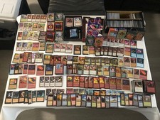 Large Lot/Collection MTG Magic the Gathering old cards w/starter deck boxes, gif