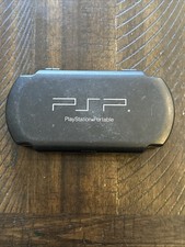 PSP Playstation Portable UMD Travel Hard Carry Case Black Holds 8 Games