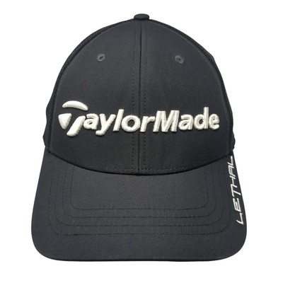 TaylorMade RBZ Lethal Fitted Baseball Cap Black Medium Lightweight Embroidered
