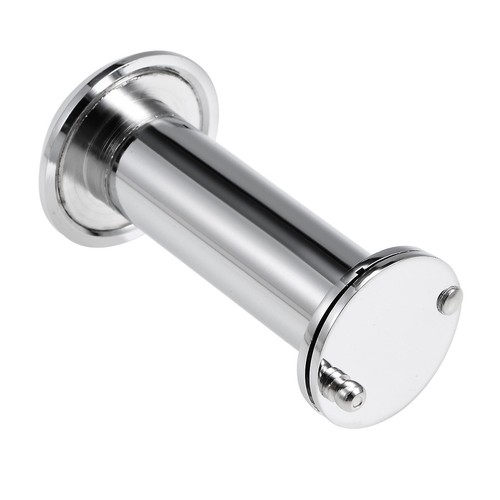 Brass 220-degree Door Viewer Peephole for 55-90mm Doors, Polished Chrome Finish - Picture 4 of 4