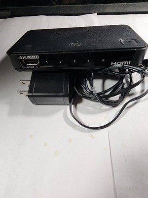 GE 46410 HDMI 4 Port Switch 1080p 4-Device Selector w/ Power Adapter VG B2