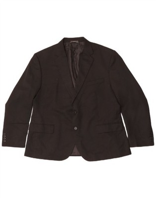 Marks & Spencer Herren Regular 2 Knopf Blazer Sakko IT 56 3XL Schwarz AU12
