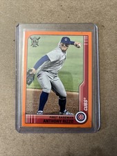 Anthony Rizzo - 2021 Topps Big League Orange Parallel #202  Chicago Cubs