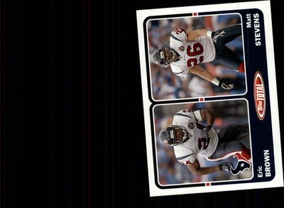 2003 Topps Total #393 Eric Brown/Matt Stevens - FB