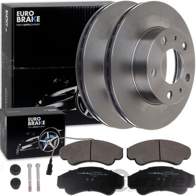EuroBrake BREMSSCHEIBEN 300mm BELÄGE VORNE passend für DUCATO (244) JUMPER BOXER