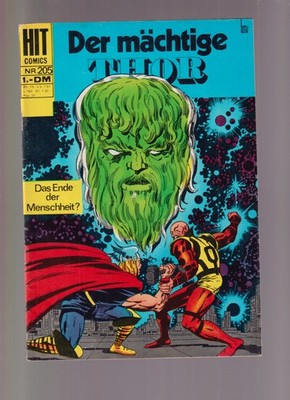 Hit Comics Der mächtige Thor BSV Serie ab 1966 Marvel Nr. 205, 206 guter Zustand