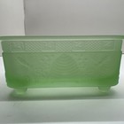 Tiara Exclusives Honey Bee Candy Dish Frosted Chantilly Green W Lid — photo 3