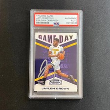 2016 Panini Contenders Draft Picks #8 Jaylen Brown Signed Card AUTO PSA Slabbed