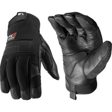 Wells Lamont FX3 Men's HydraHyde Leather Palm Winter Work Gloves, Extra Large...