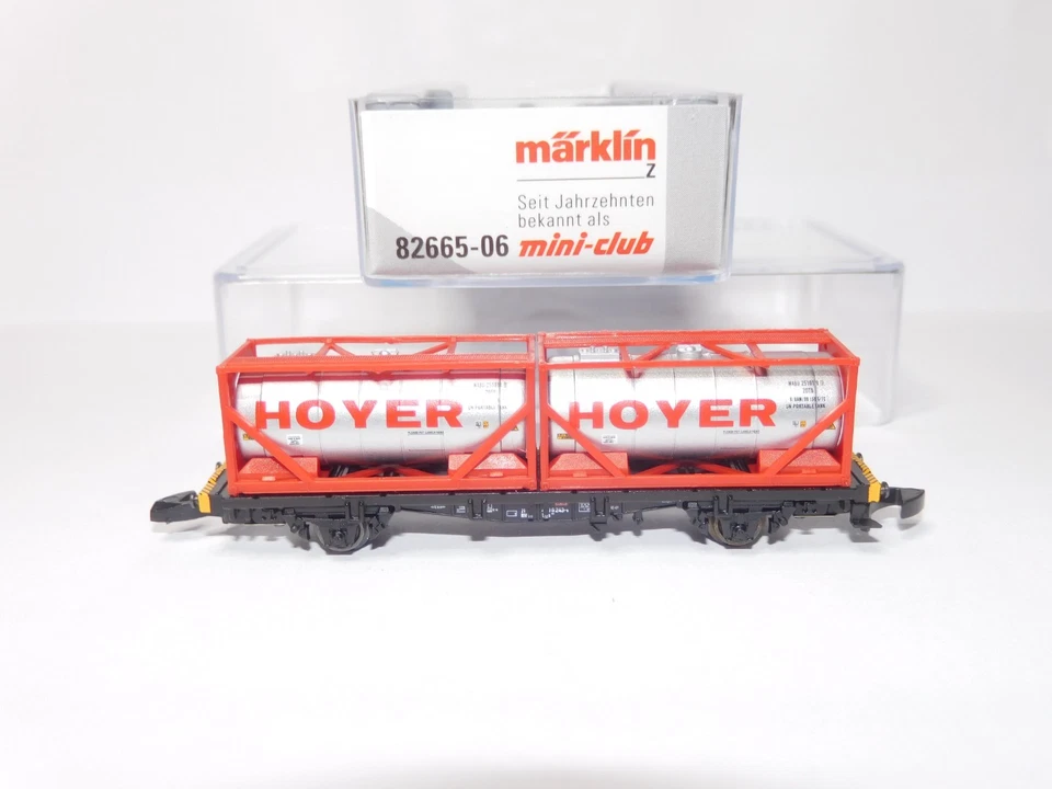 Tankcontainerwagen Hoyer Märklin Mini-Club 82665 - 06