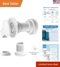 2 Pack Cooler Drain Plug Replacement Kit - 1" Shaft Length, Fits Most Coolers