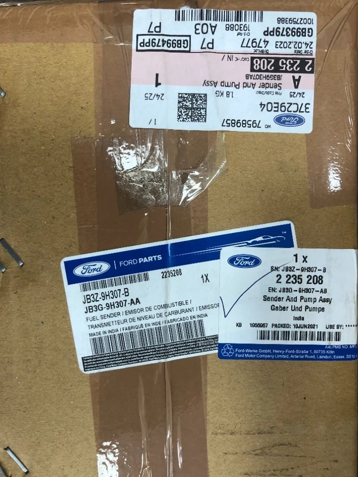 Conjunto de unidad transmisora y bomba de combustible original Ford Ranger T6 MK 1 2011+ - 2235208 Foto 4 de 4