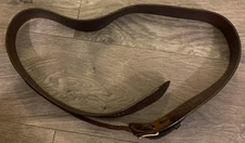 Don Hume Belt Leather Western Br Belt Slim One On Top Authentic Design Metal 40”