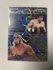 Leaf Metal Exclusive - Stallone/ Hulk Hogan 2024 Duel ELE35 Blue Laser /25 RC