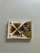 Football card 2001 Upper Deck Tri-Stars urlacher,Terrell,McNown Authentic Footba