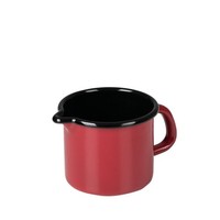 Riess Milchtopf 0,5 Liter Ø9Cm Rot Emaille