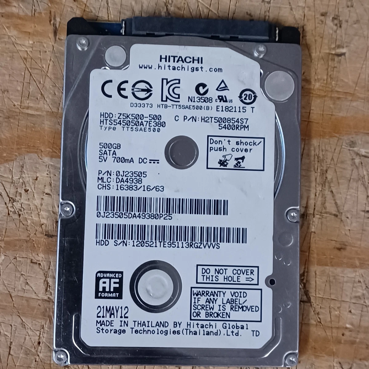 Hitachi 500GB Computer Internal Hard Disk Drives for Sale - eBay