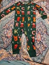 Bamboo Sleeper 3 To 6 Months Green Christmas Design