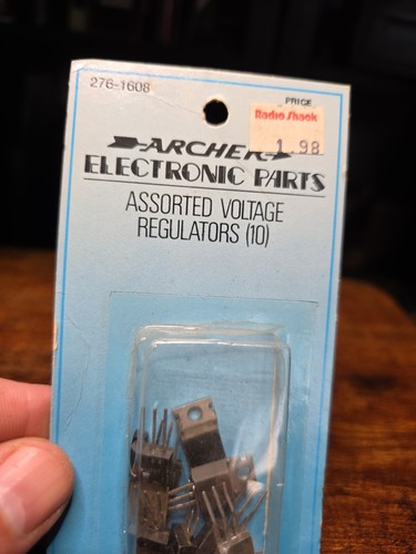 NEW Archer 276-1608 Vintage RadioShack Voltage Regulator Assortment
