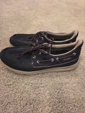 Columbia Mens PFG Water  Boat Fishing Shoes Slip On Loafers Navy Blue Size 11.5