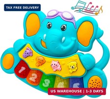 Baby Piano Toy, 6-12 Months Light Up Musical Baby Toys for 0 3 6 9 Months, Early