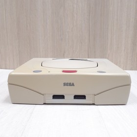JUNK Sega Saturn Console Japan White broken for parts * Does not read discs *