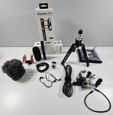 Rode VideoMic NTG Shotgun Mic Bundle Tripod Windshield Cables Adapters