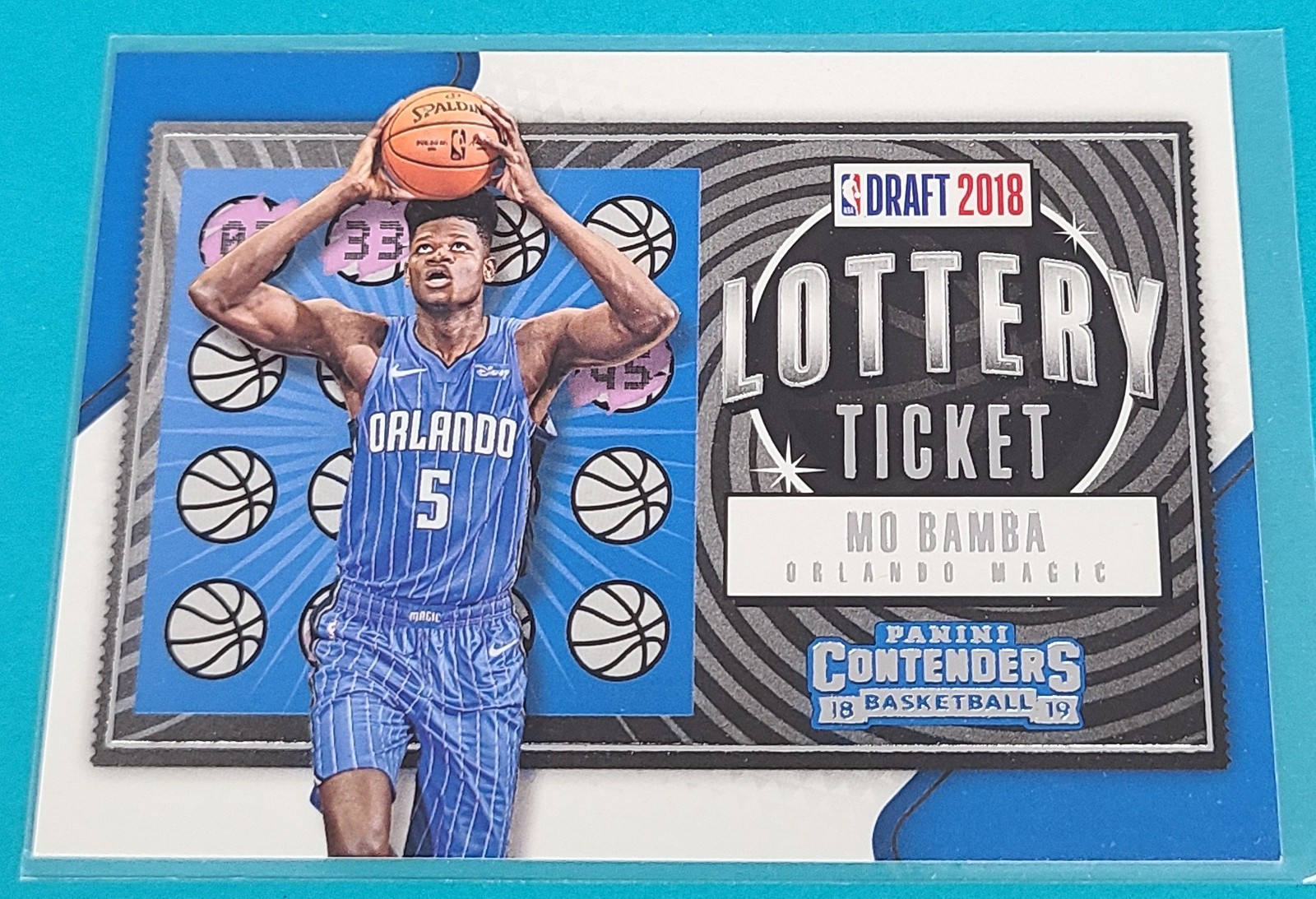 2018-19 Contenders Lottery Ticket #6 Mo Bamba Orlando Magic BASKETBALL Card I7