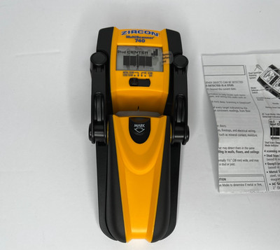 Zircon MultiScanner 740 Electronic Wall Scanner w/ Built-In Wall Marker Open Box