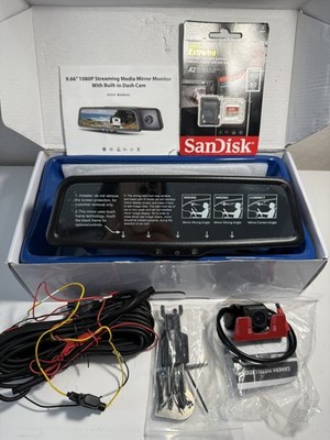 Master Tailgaters 10'' OEM Rear View Mirror Dash Cam with 10'' LCD Screen | Rea...