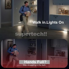Wireless Cupboard Wardrobe Lights LED Motion Sensor Closet Kitchen Cabinet Light — image 2