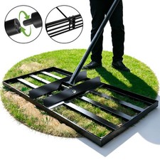 Lawn Leveller Lute Sand Soil Levelling Rake Grass 45/75/100cm Level Lawn Tool