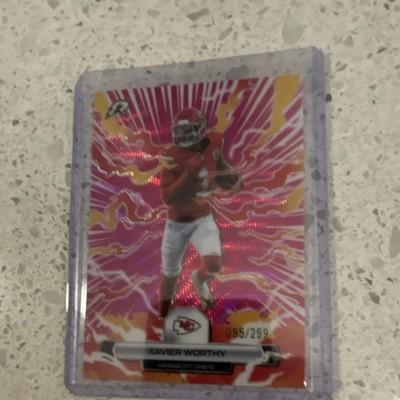 Topps 2024 Xavier Worthy Chiefs Football NFL RC #48 Serial #/299