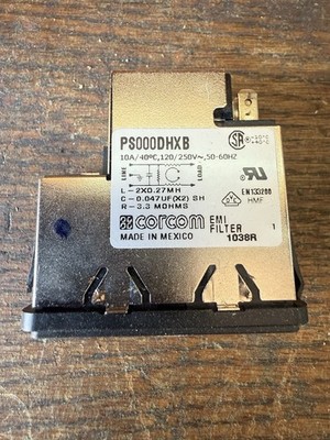 TE CONNECTIVITY / CORCOM  PS000DHXB  CONNECTOR, POWER ENTRY, PLUG, 10A, 120/250V