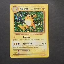 Pokemon Raichu Holo 36/108 XY Evolutions Rare Holo NM LP