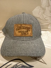 Vintage Big Bend Saddlery Alpine Texas Denim Adjustable Cap Hat