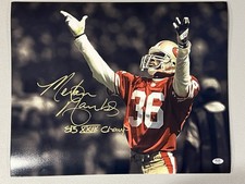MERTON HANKS SB XXIX Champ Signed Autographed Auto 16x20 Photo Picture 49ers PSA