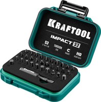 Kraftool Bitsatz 32-Tlg Crmo Schlagfest Schrauber Bit Set Profi