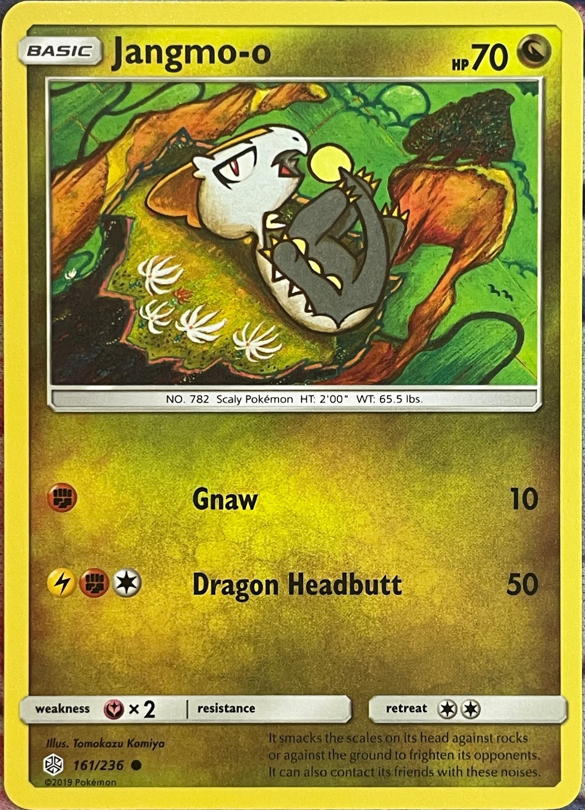 Jangmo-o - 161/236 - Cosmic Eclipse Pokemon 2019