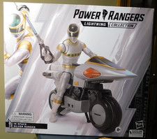 Power Rangers Lightning Collection In Space Silver Ranger Deluxe Figure W  Bike