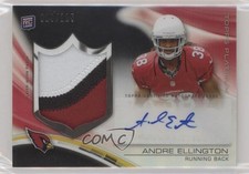 2013 Topps Platinum Rookie Refractor Black /125 Andre Ellington Patch Auto w3h
