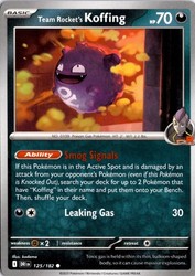 Team Rocket's Koffing 125/182 Destined Rivals