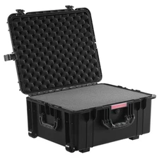 Uimoso 3.5Cu.ft Weatherproof Hard Case Rolling Wheels & Retractable Handle Black