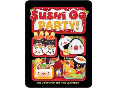 Asmodée Gamewright, Sushi Go Party Game, Card Game, Ages 8+, 2-8 Players, 20 Min