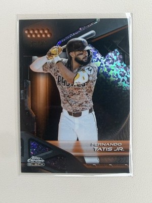 2026 Topps Chrome Black - Fernando Tatís Jr. #100 Orange Refractor /25