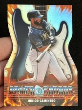 Junior Caminero Die Cut Chrome Powers Chords Insert - 2026 Bowman Baseball PC-23