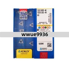 KORLOY TCGT110202-AK H01 TCGT21.50.5-AK CNC turning blade carbide inserts 10Pcs