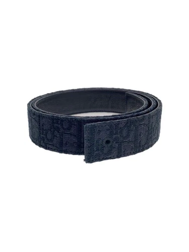 Ceinture homme Christian Dior noire motif complet occasion